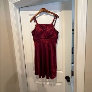 My Michelle Wine Red Mini Dress
